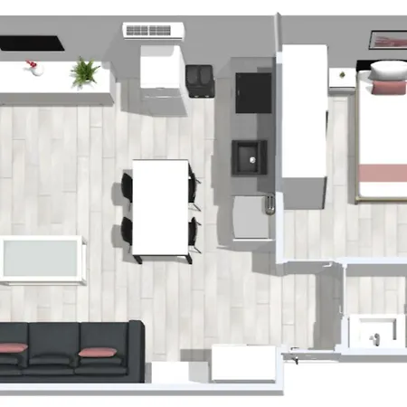 2 - Vista Mar Lateral 1habitacion * Roses